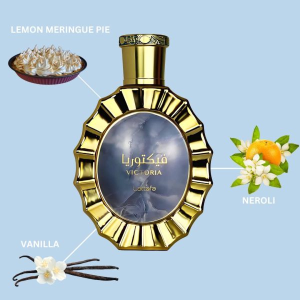 Lattafa Victoria for Women Eau de Parfum Spray, 3.4 Ounce / 100 ml - Image 4
